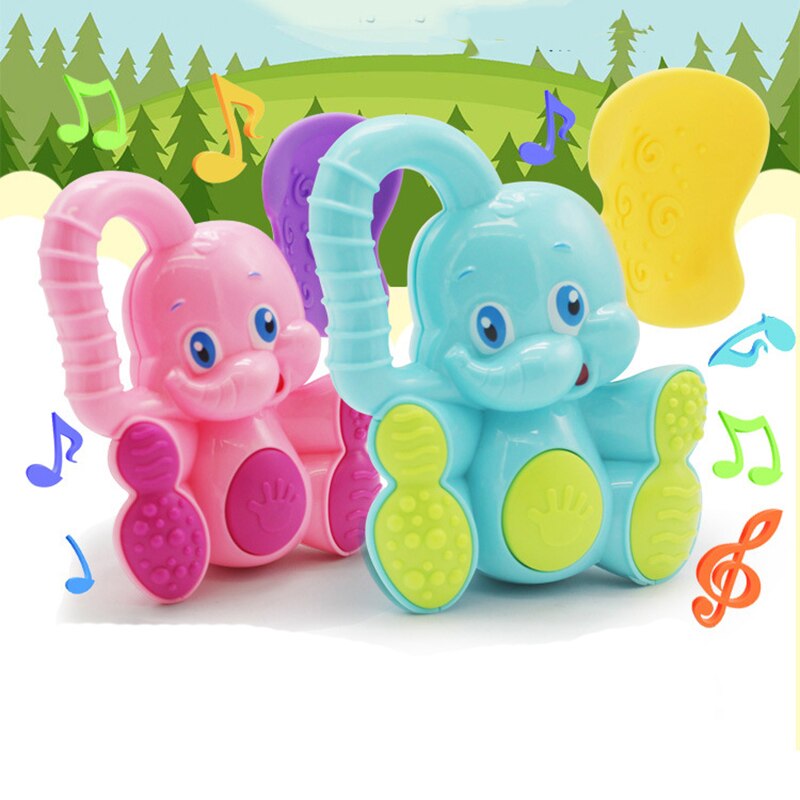 1pc freundlicher Elefanten Hirsch Baby Rasseln freundlicher Pädagogisches Spielzeug für freundlicher Neugeborene Handy, Mobiltelefon Junge Mädchen Krippe Kinderwagen Stoffe Sicherheit spiel