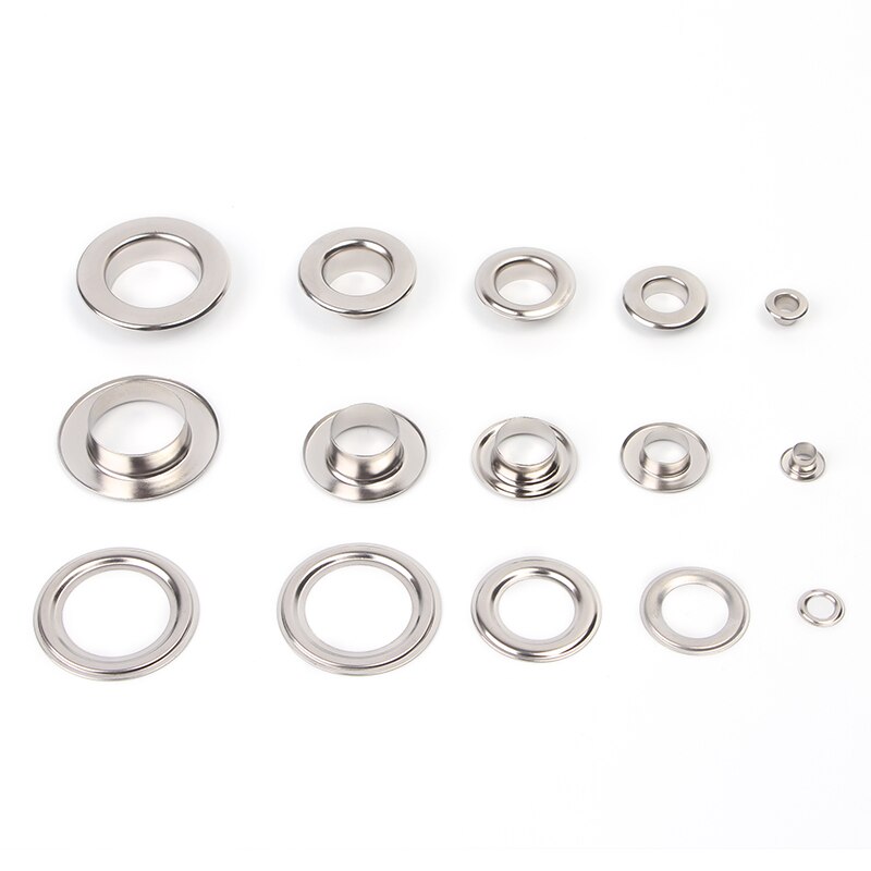 TOP Flat eyelet 100 sets colthes accessories factory direct sales Support 5mm-10mm