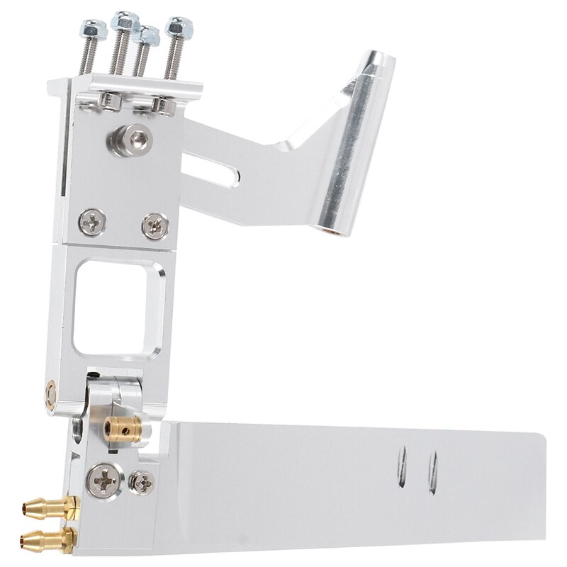 1Pcs Water Absorberen Roer Aluminium Zuig Roeren Met Staart 4Mm As Beugel Voor Kat Rc Jet Boten Onderdelen: Default Title