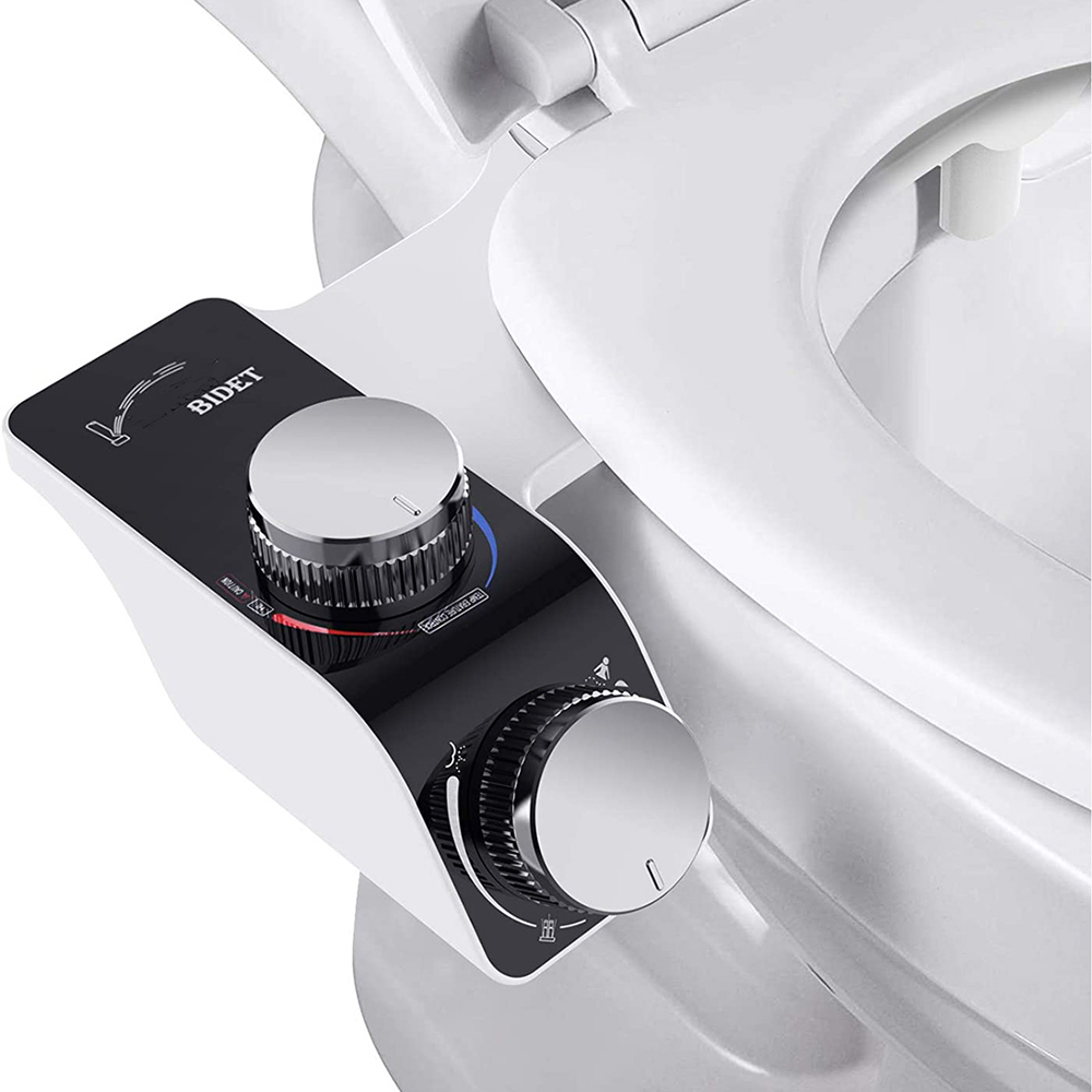 Koldt og vand toilet bidet selvrensende bidet feminint toilet vand spray ​badeværelse hygiejnisk bruser dobbelt mundstykke