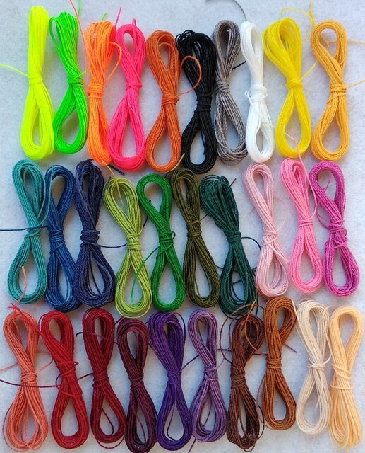 Linhasite Gewaxt Draad Kit 1 Mm Diameter 30 Kleuren, Naaigaren, Draad Maken Armbanden, Macrame, macrame, Diy, Draad Maken Armbanden, Macrame, Naaigaren, Borduren, Naaister, Draad, draad, Borduren: 150m1mm