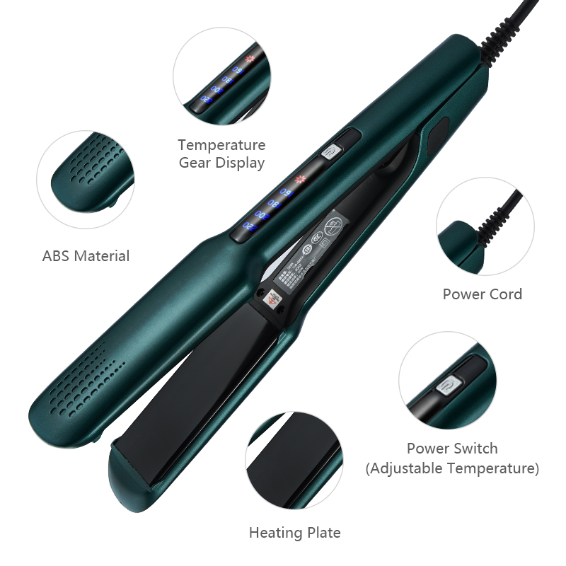 Multifunctional Hair Straightener Ceramic Coated Plate Hair Curler Hair Comb Straighteners Curling Hair Iron F45