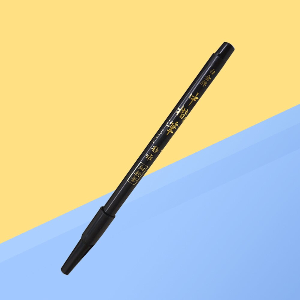 Soft Single Tip Calligraphy Brush Pen Art Marker for Chinese Calligraphy Standard Script Kanji Characters (Random Style)