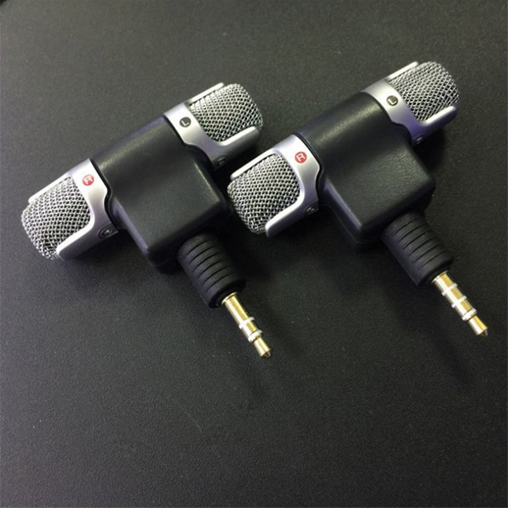 Mini Jack Microphone Stereo Mic For Recording Mobile Phone Studio Interview Microphone For iPhone Android smartphone laptops PC