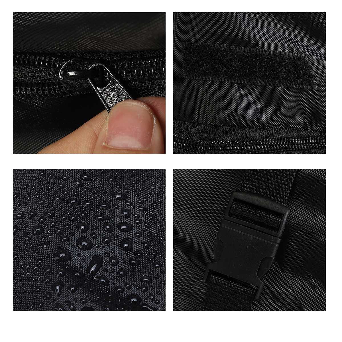 Universal Luggage Bag Waterproof Roof Top Carrier Cargo Luggage Travel Bag for Vehicles with Roof Rails 109x86x43cm