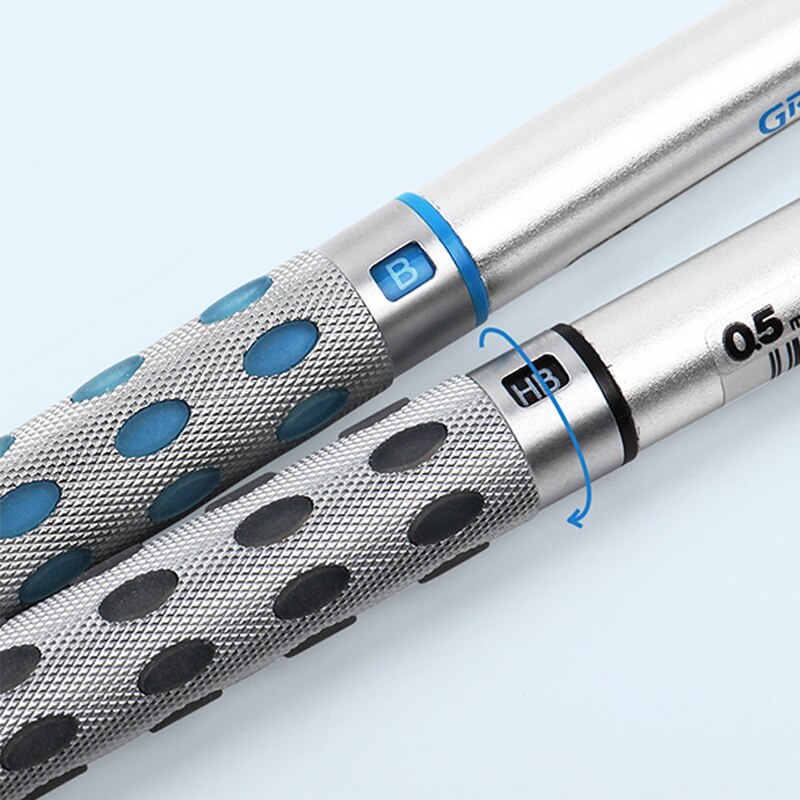 1 styk pente graphgear 1000 aluminium tønde tegning mekanisk blyant 0.3/0.5/0.7/0.9mm