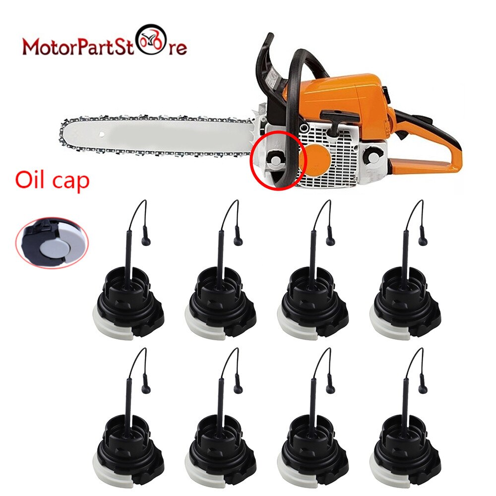 tapa de aceite para Stihl MS171 MS181 MS192 MS200 MS210 MS230 MS250 MS340 MS360 MS192T HT250 HT131 HT101 0000, 350, 0526, 0000, 350, 0537