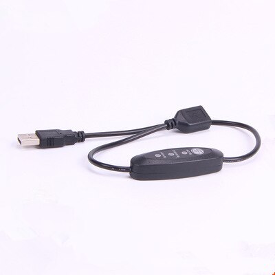 USB 5V-12V Temperature Controller Heater Thermostat 3-speed Adjustable 24W 45CM