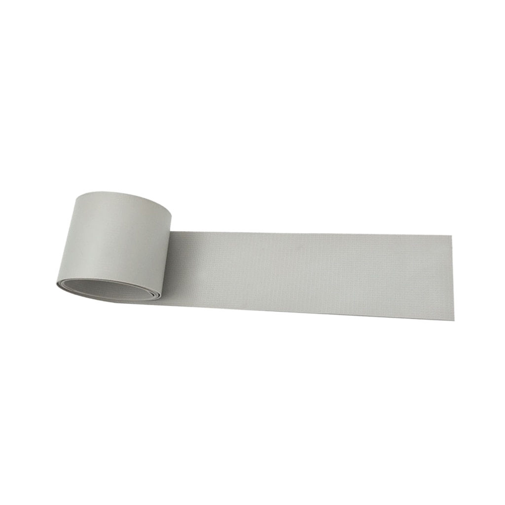 Uppblåsbar kajakbåt gummijolle vattentät pvc reparationslappverktygssats, grå , 51 x 1000mm
