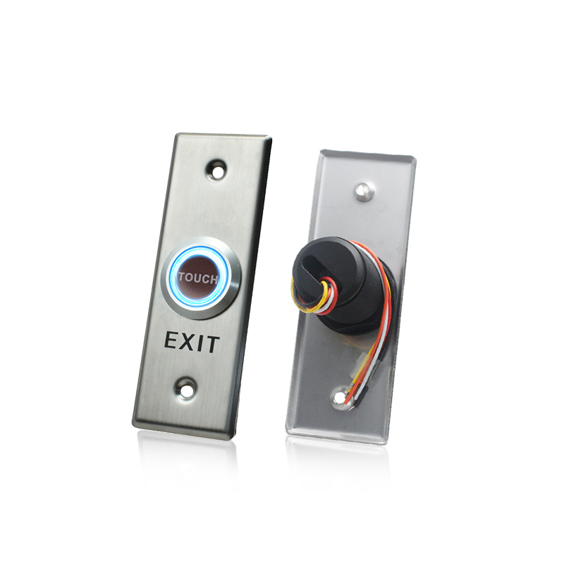 Infrared sensor switch Automatic reset door button Stainless steel panel door open button
