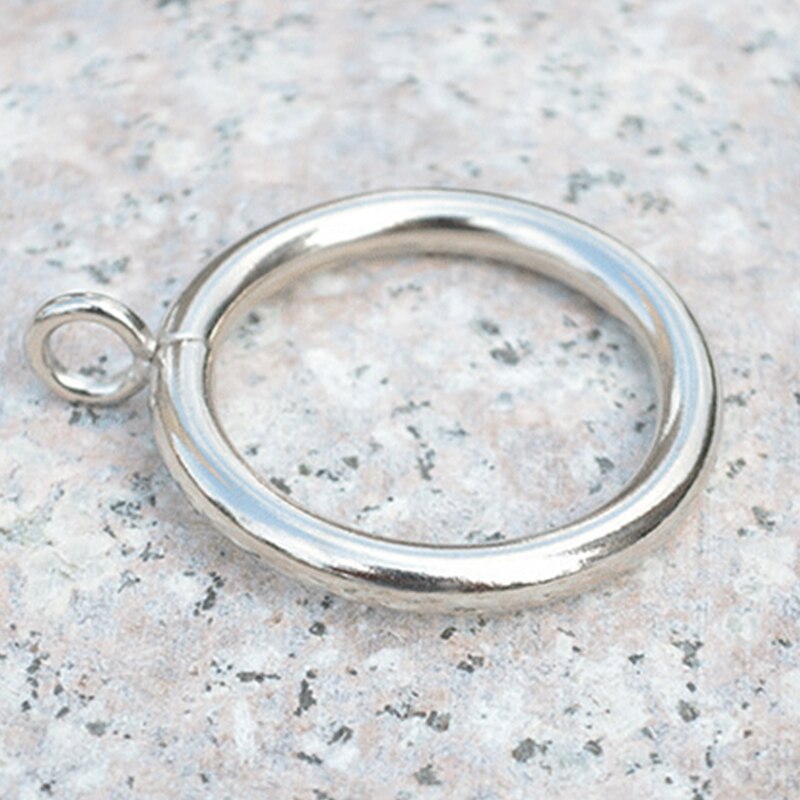 40 Pack Gordijn Ringen, 38Mm Interne Diameter Iron Gordijnen Ringen Opknoping Ringen Voor Gordijnen En Staven, Zilver