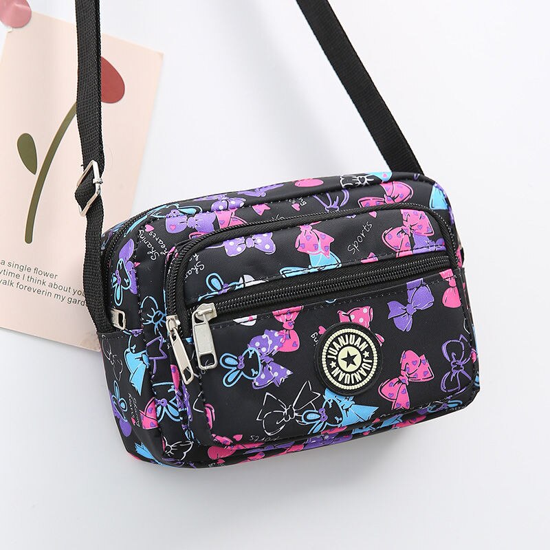 Women Nylon Shoulder Bag for Laidies Large Capacity Messenger Mum Bags Mini Woman&#39;s Crossbody Bag Zipper Closure Femme: 15