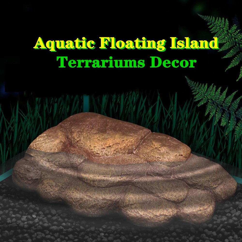 Magnetic Floating Dock Floating Island for Aquatic Turtle Terrariums Aquarium Decor Bask Terrace S/L Size