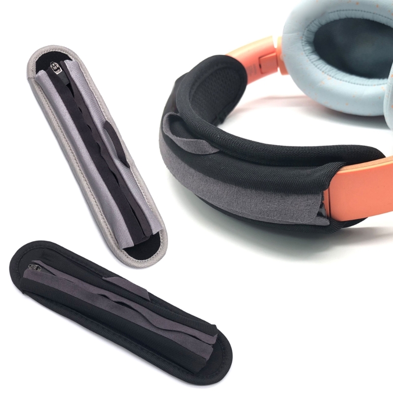 Universal Headphone Cover com fechamento completo, Headband Zipper Almofada, Edifier Free, W820NB, W860NB, SOLO2, 896C, QC35, QC45