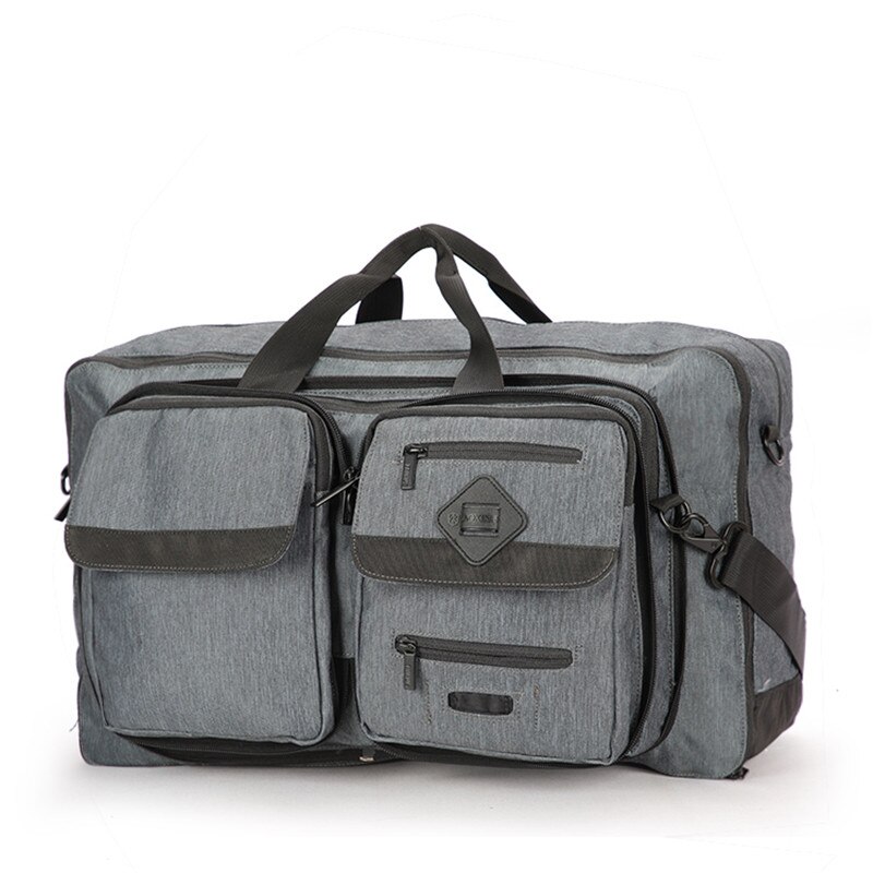 Multifunction sacos de viagem dos homens grande capacidade à prova dwaterproof água duffle saco masculino esporte ao ar livre ginásio bolsa ombro moda bagagem bolsa: Grey