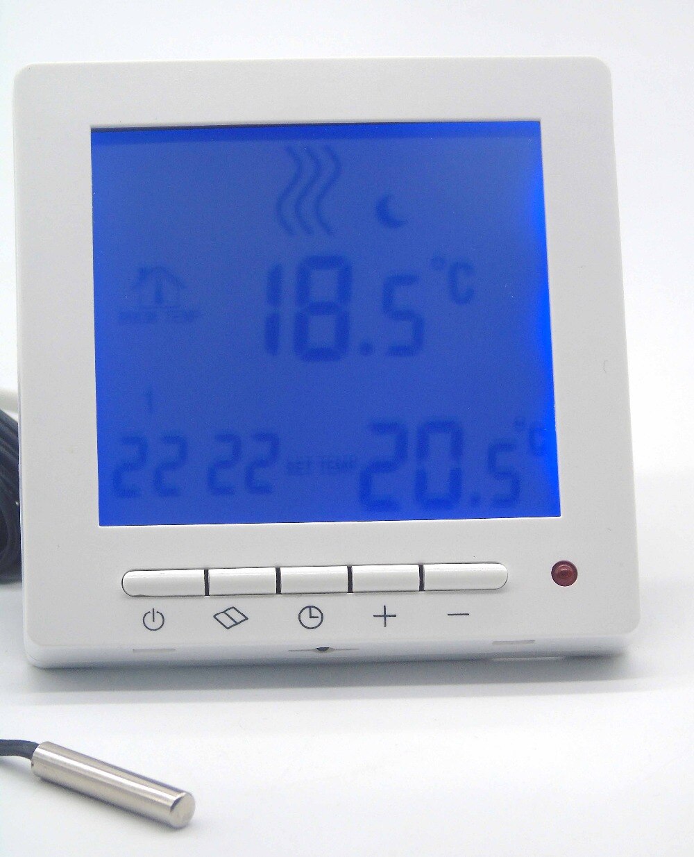 Dual Sensor Programmable EU thermostat floor heating system