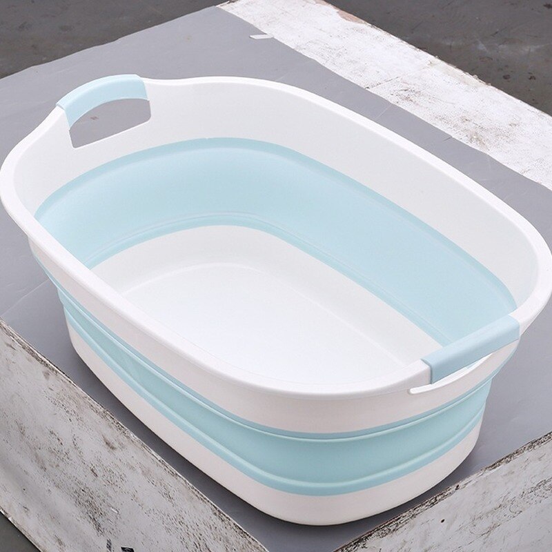 Folding Laundry Large Bason Portable Folding Household Basin Large Thick Plastic Basin Laundry Basin