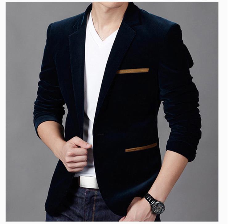 Lyxig kavaj herr vårmärke bomull slim fit herr kostym terno masculino herr kavaj masculino
