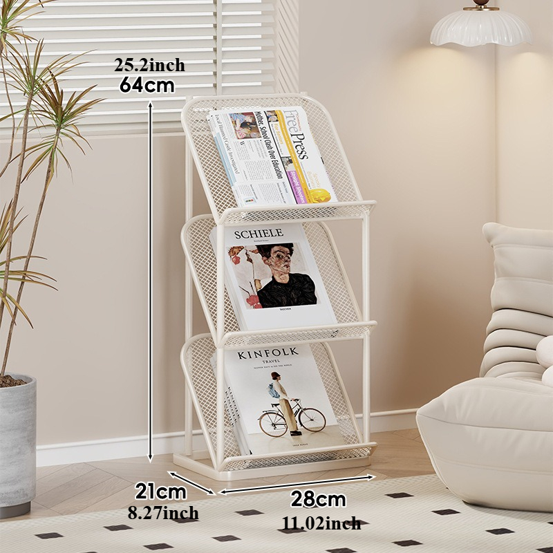 Magazine Storage Rack Newspaper Rack Display Mater... – Vicedeal