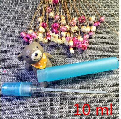 50 st 3 5 8 10 ml plastspray parfym miniflaskor liten spruta prov tom behållare dispensering: 10 ml st gröna 50 st