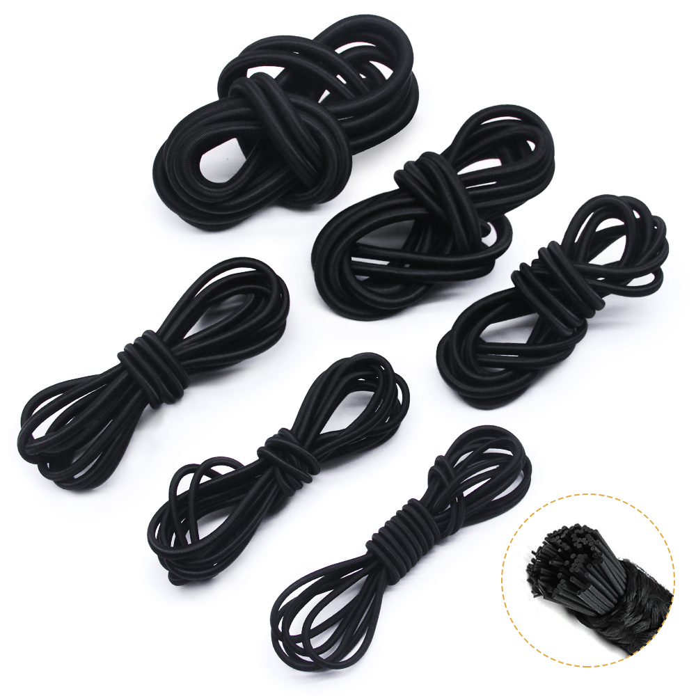 4mm-10mm Strong Elastic Rope Bungee Shock Cord Stretch String For DIY Jewelry Making Outdoor Project Tent Kayak Boat Backage