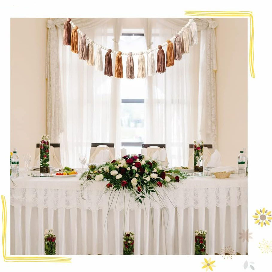 Boho kutas girlanda – dekoracja ścienna robić klasy, pokoju dziecięcego, sypialni dziecięcej, niemowlę prysznic, powrotu robić szkoły, urodzin, akademika