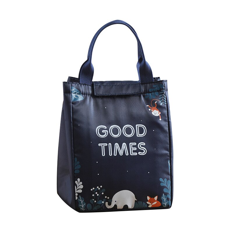 Draagbare Lunch Bag Lunchbox Geïsoleerde Canvas Picknick Voedsel Opbergzakken Lunchbox Tote Reizen Picknick Handtas Reizen Lunchbox: K