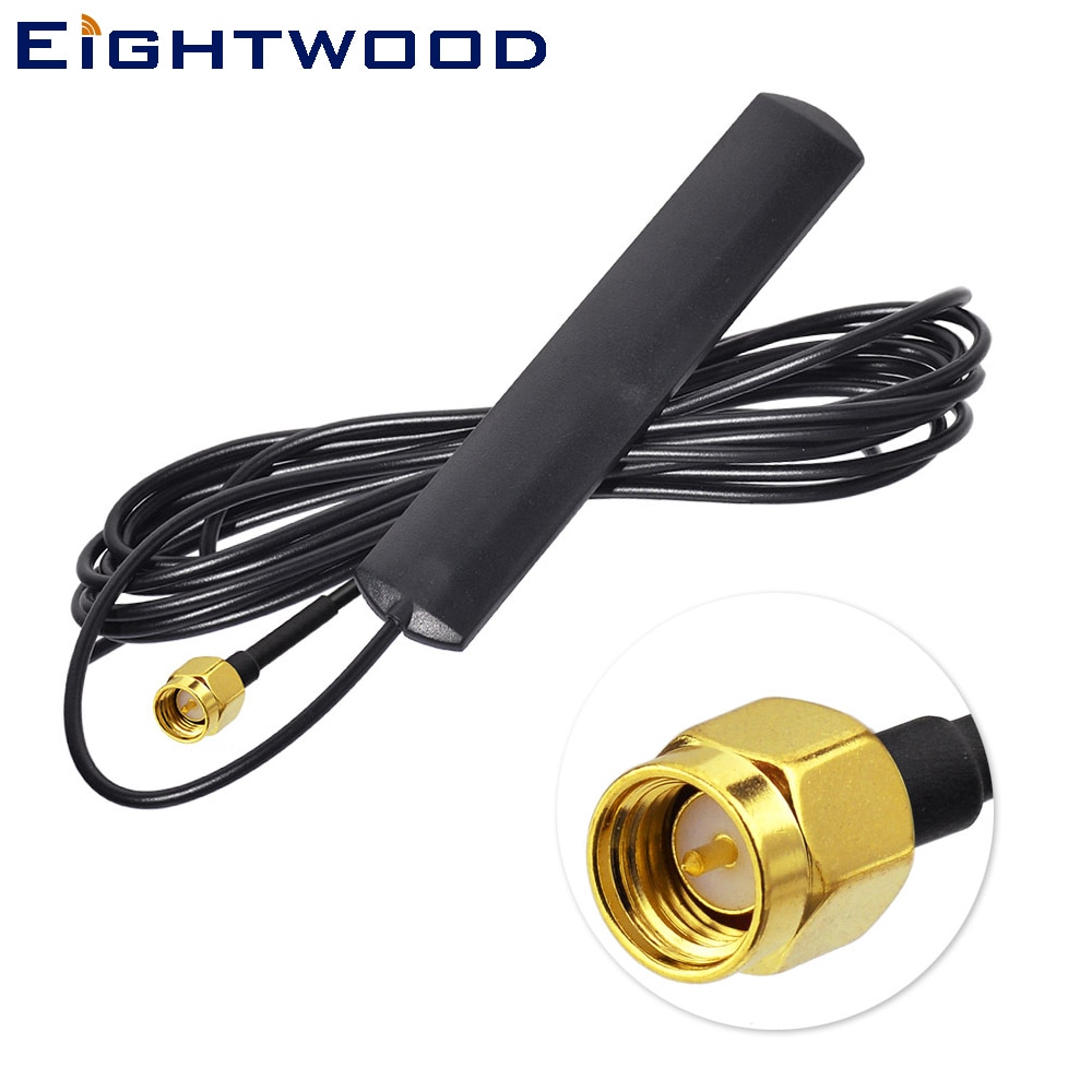 Eightwood Dab/Dab + Auto Antenne 170-240 Mhz Gsm/Gprs/Edge/Cdma Interne Glas mount Dab Auto Antenne Voor Autodab Signaal Booster