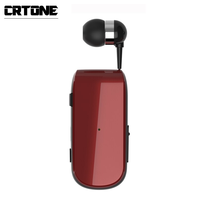Crtone K50 Draadloze Bluetooth Headset Oproep Herinneren Trillingen Sport Clip Driver Auriculares Oortelefoon Voor Telefoon