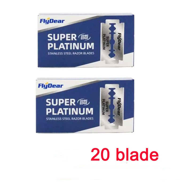 Vintage manuell barberhøvel for menn, klassisk barbershop-høvel med 10 blader, perfekt for barbering, stell og hårstyling