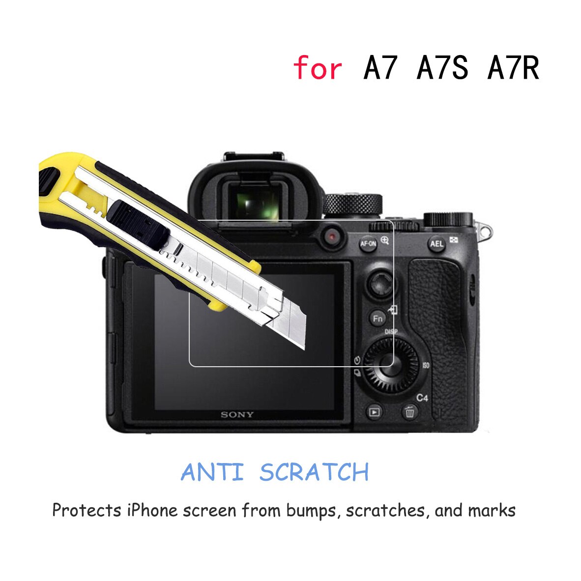 Voor Sony Alpha A7 A7S A7R Dslr Digitale Camera Lcd 9H Gehard Glas Screen Protector Film