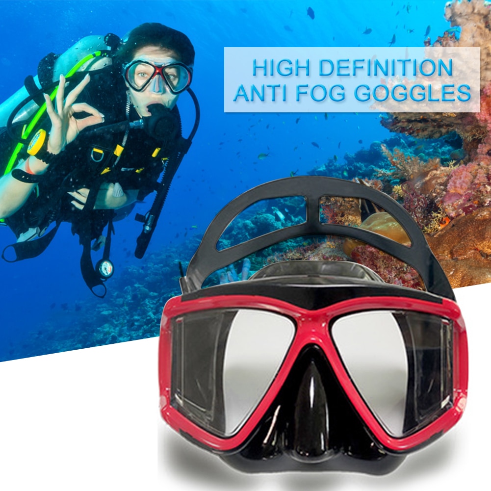 Professionele Duiken Volledige Gezicht Maskers Goggles Snorkelen Bril Onderwater Zwemmen Apparatuur Voor Volwassen Gratis Adem Duiken