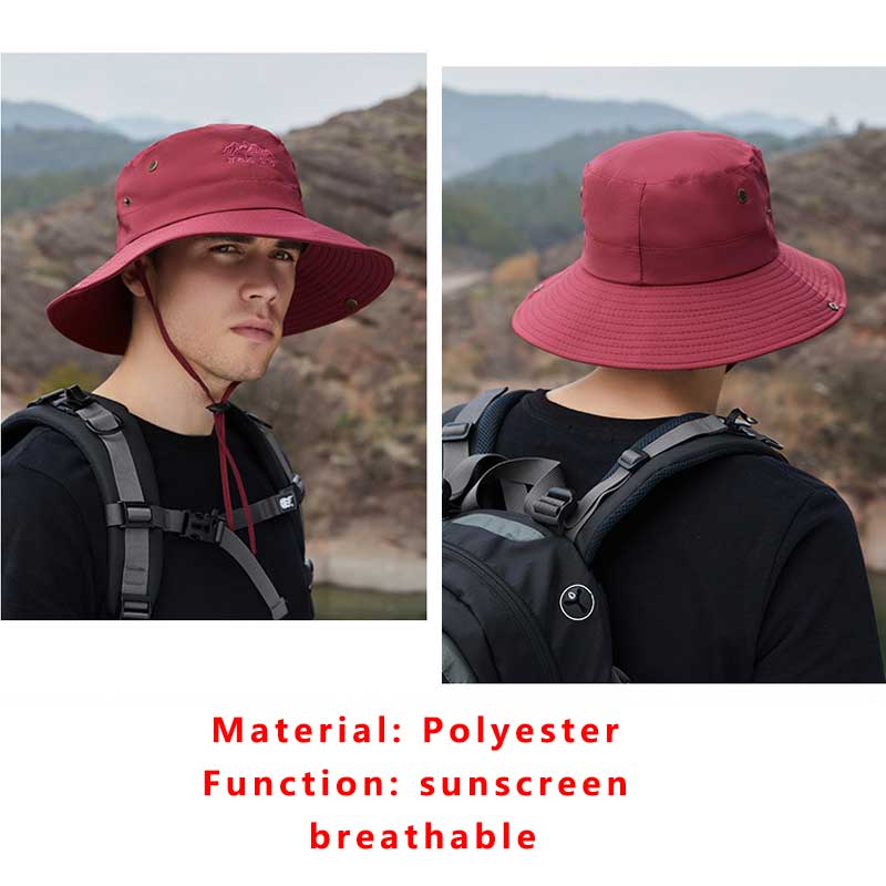 Sombrero de cubo sólido para mujer y hombre, visera de viaje, sombrero para el sol, pareja, trueno, ala ancha, protección UV, visera al aire libre, pesca, novedad