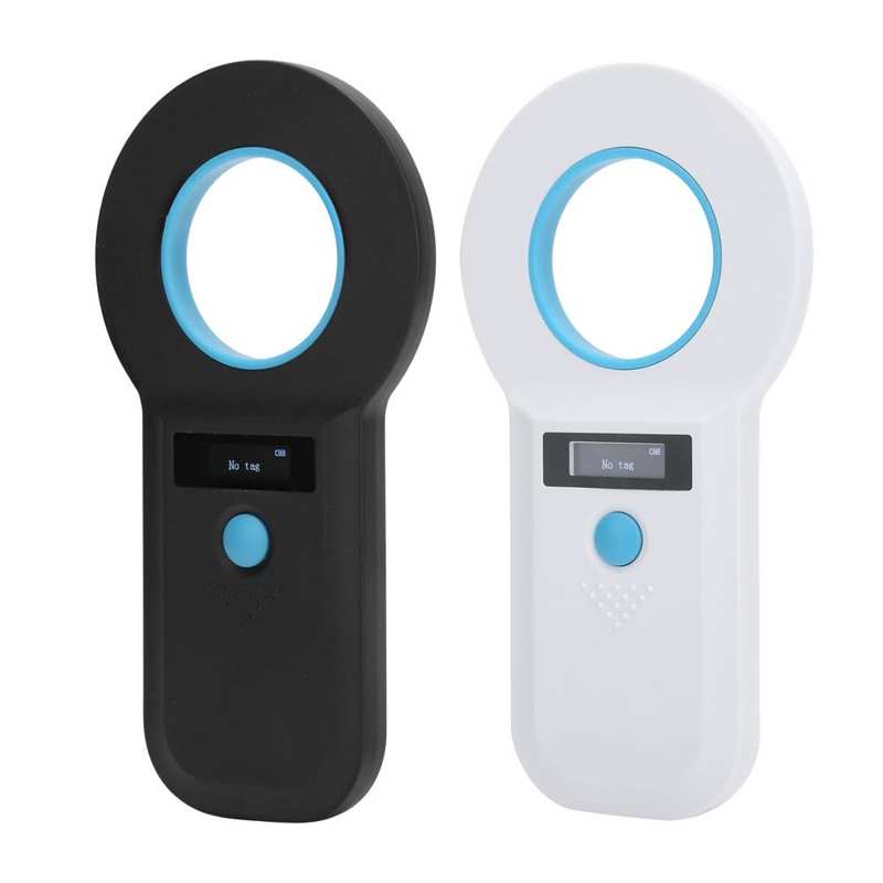 Dier Tag Scanner Draagbare Oled Pet Hond Kat Label Reader 134.2Khz W90B Emid/FDX-B Barcode Scanner
