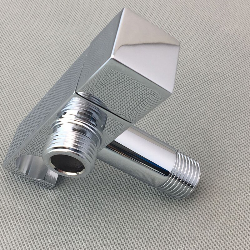 Brass Chrome Dual Purpose Angle Valve Water Knockout Trap Toilet Water Tank Dedicated shower bracket Bibcock