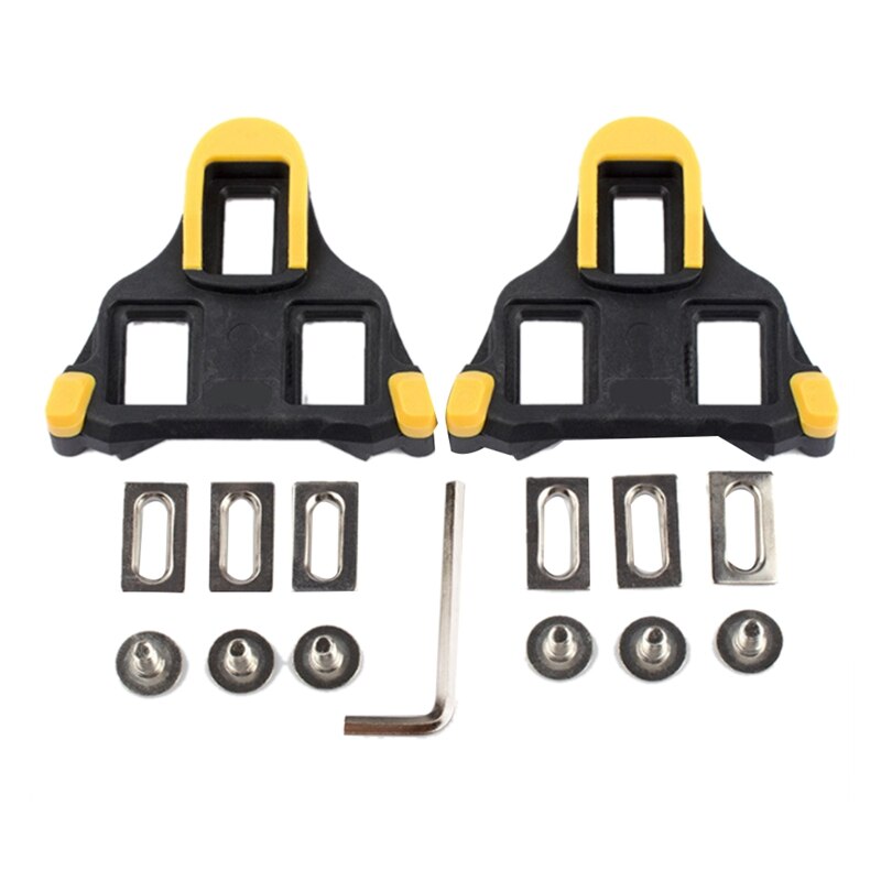thumbnail image 2 of Wellgo RC-7B Road Bike Cleats 6 Deg Float Look Keo Compatible Red 2 of 6