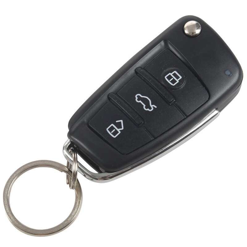 Universele Auto Auto Keyless Entry Systeem Knop Start Stop Led Sleutelhanger Centrale Kit Deurvergrendeling Met Afstandsbediening