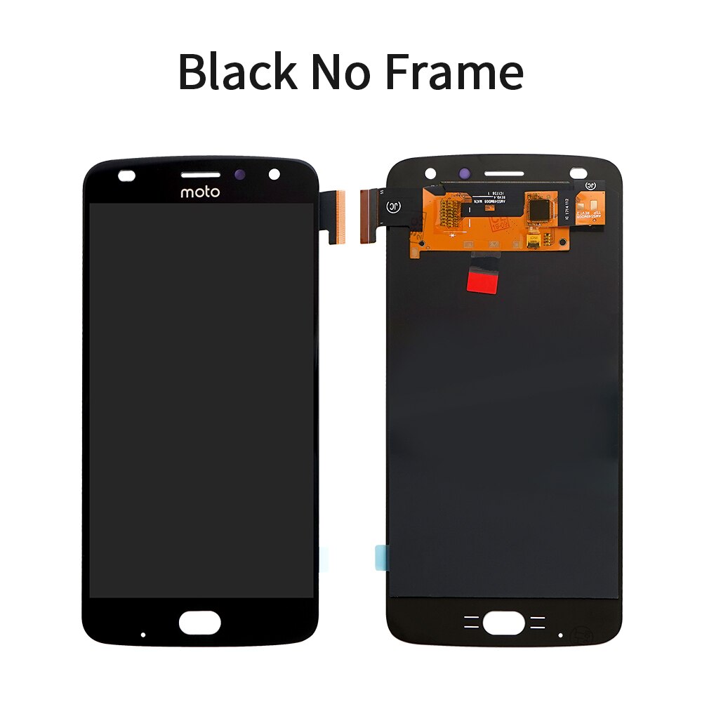 Pantalla LCD Super AMOLED para Motorola Moto Z2 Play XT1710, Digitalizador de pantalla táctil, XT1710-02, XT1710-07: AMOLED Black