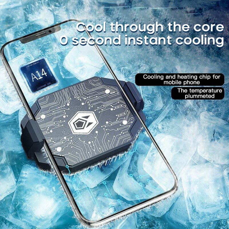 Universal Mobile Phone Game Cooler System Cooling Fan Gamepad Holder Stand Radiator For iphone Xiaomi Huawei samsung phone