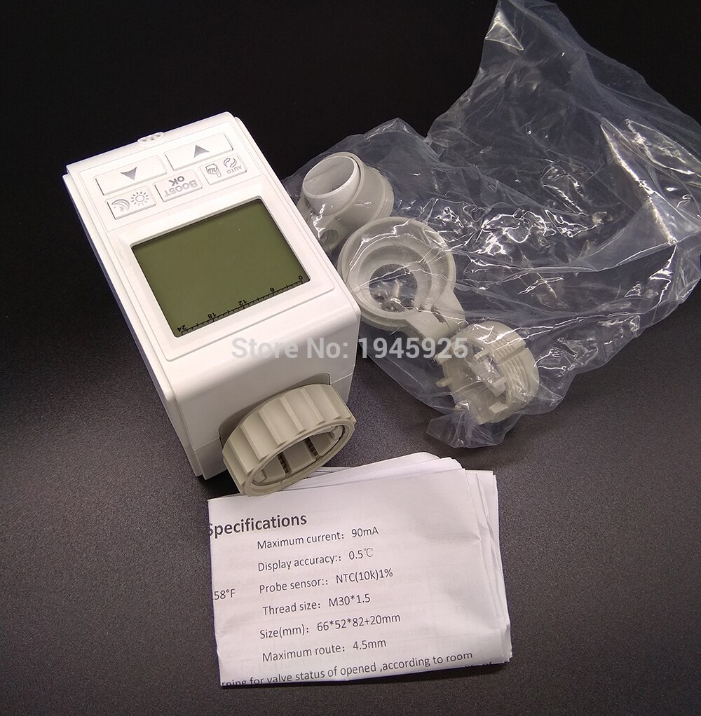 Programmable Thermostat Timer TRV Thermostatic Radiator Valve Actuator Thermostat Heater Thermoregulator Temperature Controlling