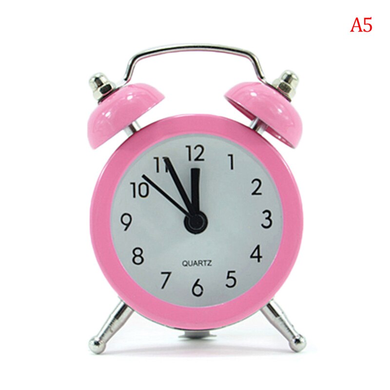 Bedside small alarm clock mini digital pointer student desktop alarm clock: 5