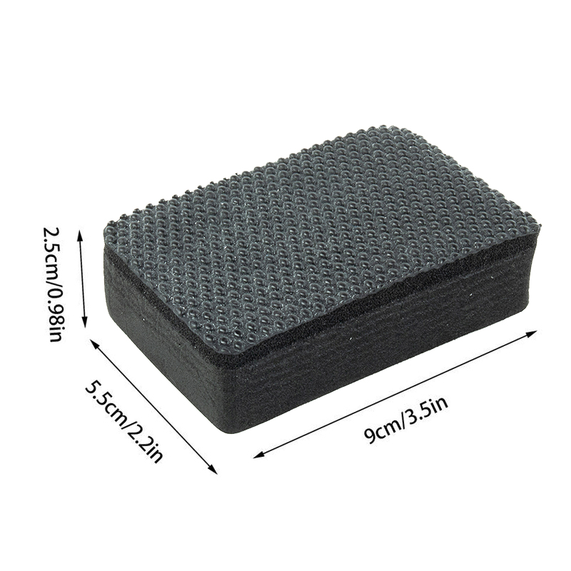 Auto Reinigung Wachs Politur Pad Wasch schlamm Auto Tonne Bar Pad Schwamm Block Reinigung Radiergummi Werkzeuge schwarz Auto Schwamm Auto pflege