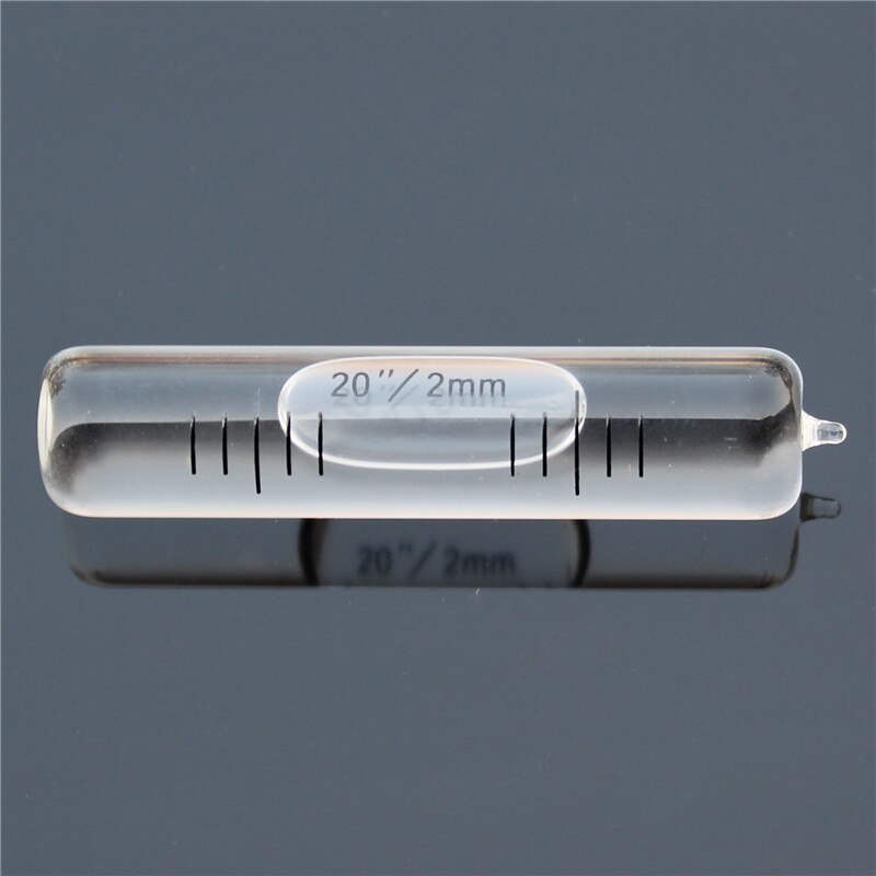 High precision glass tube horizontal bead Theodolite leveling water bubble High Borosilicate Glass Level diameter 11mm: 11x53(0.1)W