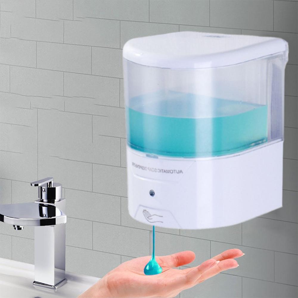 Muur Gemonteerde Automatische Zeepdispenser Infrarood Inductie Smart Zeepdispenser Voor Keuken Badkamer Accessoire