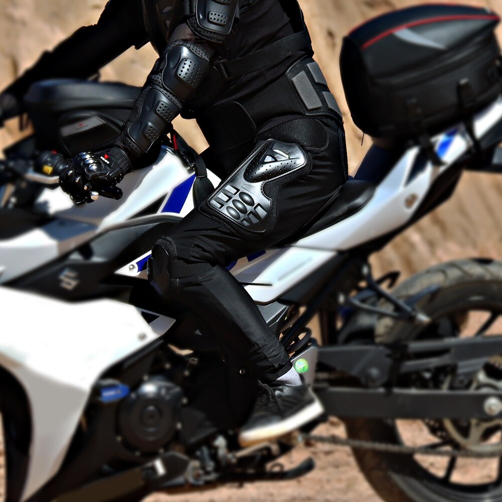 WOSAWE Motorcycle Armor Pants Knee Crotch Hip Butt Protection Roller Skates Breathable MTB Motorbike Motocross Tight Trousers