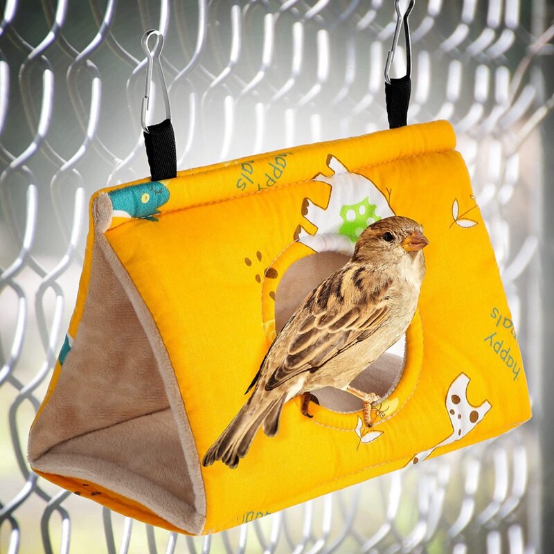 2 Stuks Winter Warm Vogel Bed Vogel Hut Kooi Vogel Hangmat Voor Conures Papegaai Valkparkieten Dwergpapegaai Kanarie Vink Parkiet