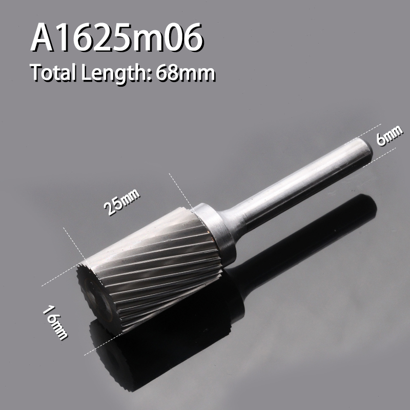 Cylindrical Rotary File 1pcs Single Slot Carbide Alloy Milling Cutter Column Type Wood Carving Electric Rotary Grinding Head: green