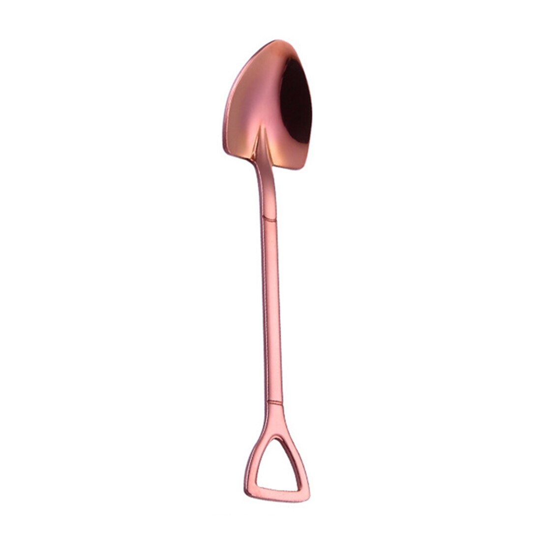 Acero inoxidable 304 de cuchara de Pala pequeña vajilla chapada en oro cuchara de café helado cuchara sopera de miel delicada: Type 2