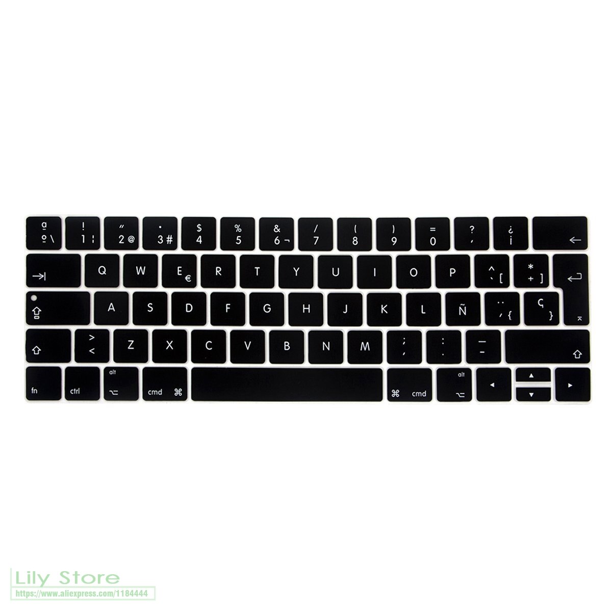 Dla MacBook Pro 13 A1706 Pro 15 A1707 2016 2017 wersja z touch bar 2017 hiszpański europejskiej osłona klawiatury klawiatura Protector