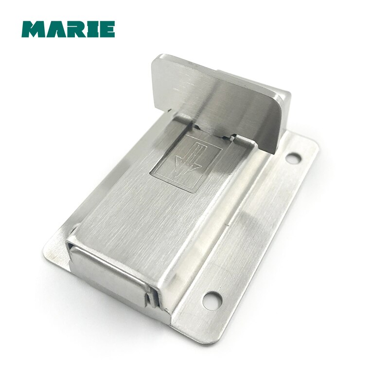 Silver Stainless Steel Door Latch Sliding Lock Barrel Bolt Latch Hasp Stapler Gate Safety Lock